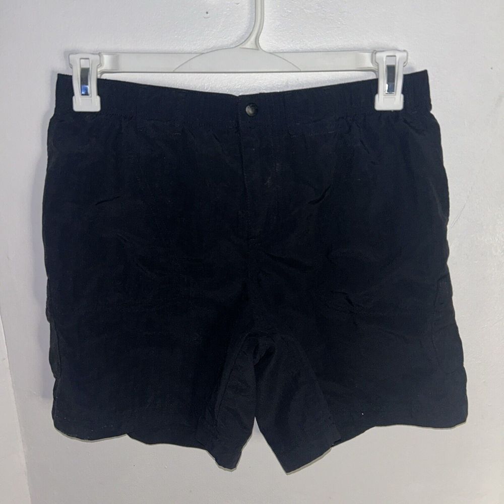 Columbia Womens Size S Sandy River Nylon Pull On Shorts Black Hiking 5 Inch